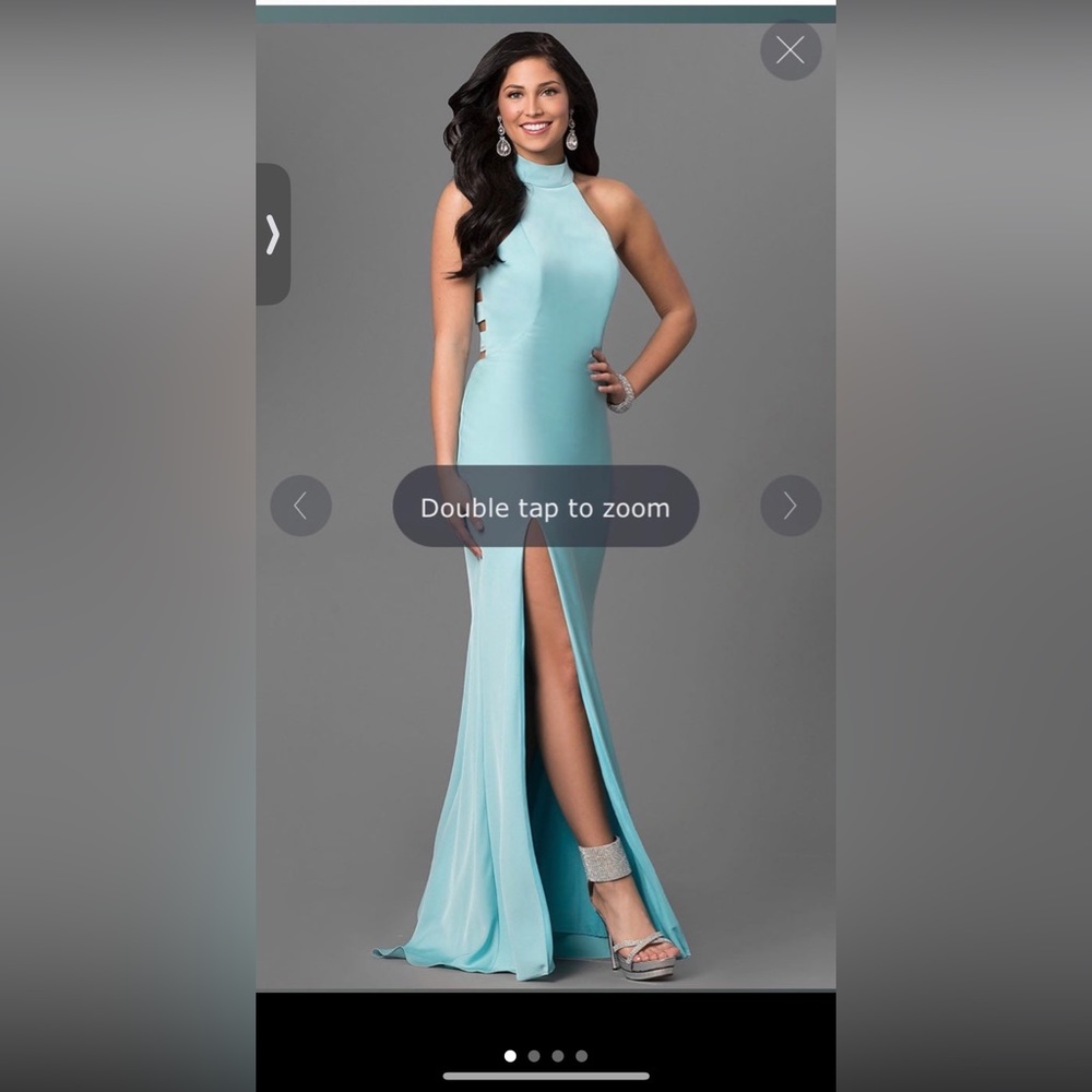 Blue prom/pageant dress